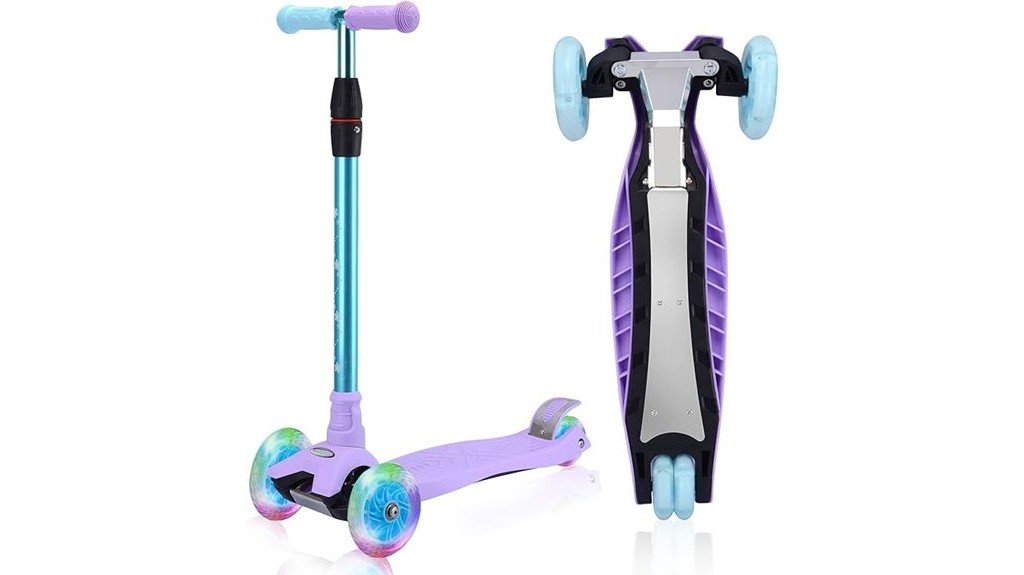 kid friendly three wheel scooter